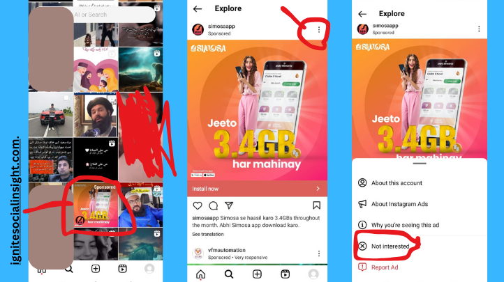 how to clear instagram search suggestions 