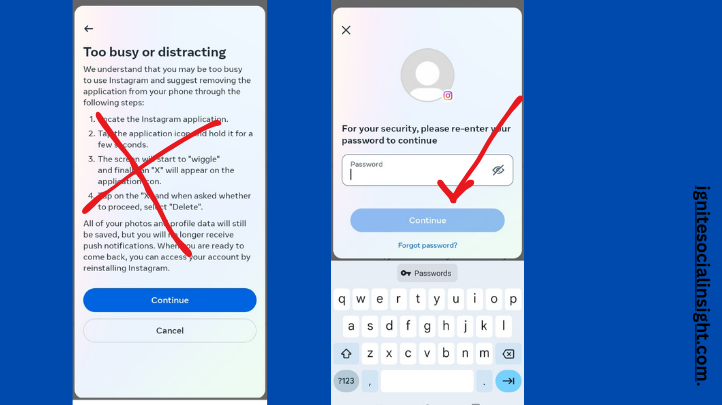 how to delete your instagram account 