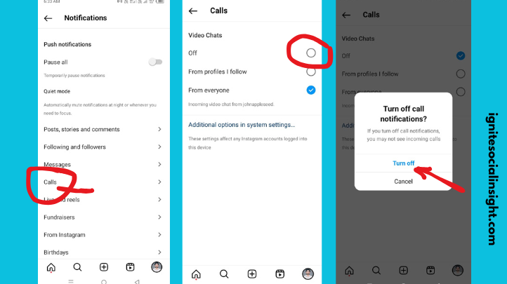 How to Turn Off Instagram Calls